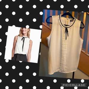 Karl Lagerfeld sleeveless blouse- SZ L